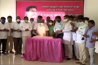 minister ktr birthday celebrations in adilabad district