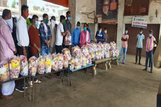 Distribution of ration kits