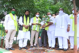 council chairman gutta sukhender reddy planted plant in hyderabad