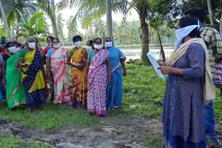 Villagers obstructing aquaculture in east godavari