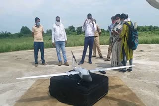 Work on population survey started with drone