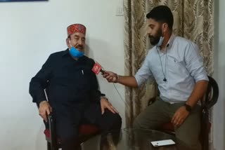 etv bharat interview with Senior Congress leader Kaul Singh Thakur