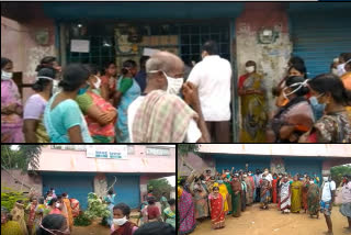 wine shop closed by villagers