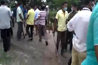 villagers were beaten