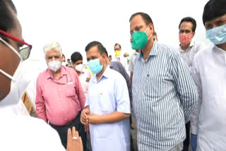 Chief Minister Arvind Kejriwal reviewed the work being done in Shastri Park