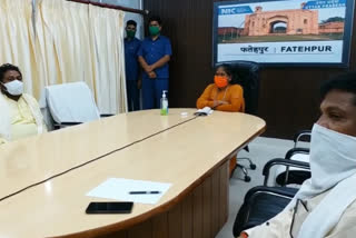 sadhvi niranjan jyoti participated in review meeting