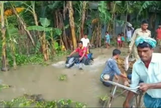 বঙাইগাঁও জিলাৰ ৰাঙাপানীৰ পথৰ দুৰৱস্থা