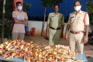 police raids on gutka khine in viziangaram dst one arrested