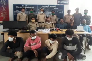 8 gangsters who carried out the robbery arrested