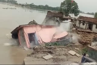 School building collapses into Kosi river in Bihar