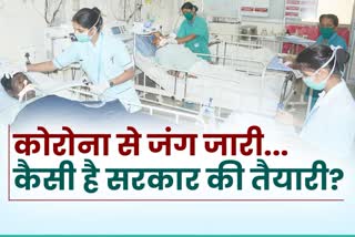 know about number of beds reserved for corona patients in private hospitals of haryana