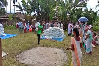 North Eastern club help Jonai flood affected people