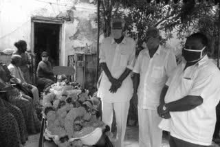 ex zilla parishart chairman funeral completed in k.j.puram