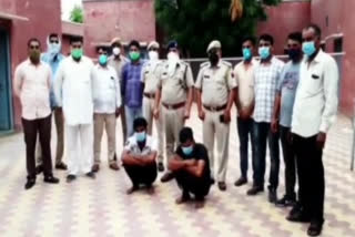 police arrest two accused,  police arrest two accused in hanumangarh,  police arrest two accused in case of theft,  hanumangarh news
