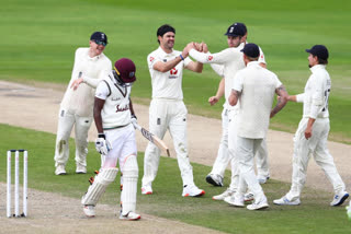 Eng v WI,  England, West Indies,  Manchester, Stuart Broad, James Anderson, Jofra Archer