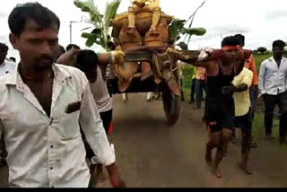 Boys pulling weighing  above 650kg and  shows their power