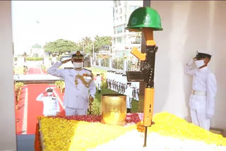 Eastern Navy paid Tribute to Martyrs in vishaka