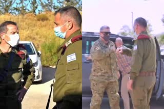 US military chief and Israeli military chief visits Israel