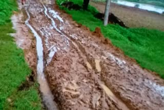 student protest for road  in boudh district