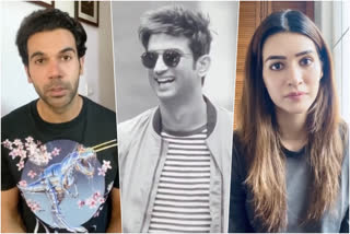 rajkummar rao and kriti sanon emotional after watching dil bechara