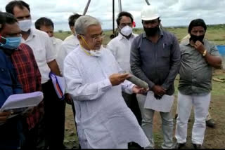 ವಿಮಾನ ನಿಲ್ದಾಣ ಕಾಮಗಾರಿ ವೀಕ್ಷಣೆ