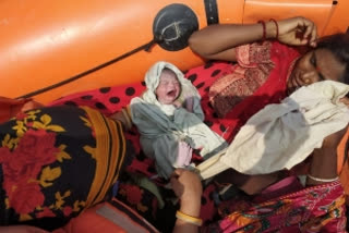 Woman delivers baby on NDRF boat in East Champaran