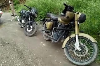 Rajban police seized 8 bikes in Paonta Sahib