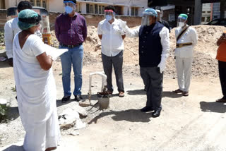 mahabubnagar collector inspected containment zones