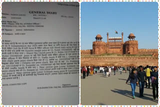 8 policeman posted at red fort were sleeping officer made video