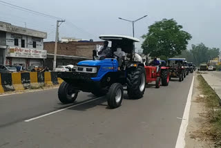 Farmers protest against central government