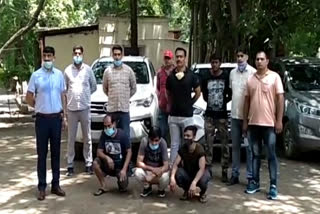 North District Police arrested car theft gang