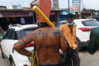 People awareness campaigning about Corona in Surajpur