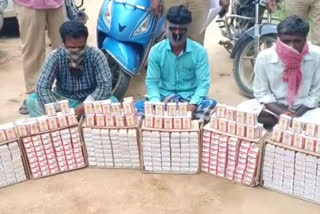illegal karnataka wine seize at pasuvatthooru chitthore district