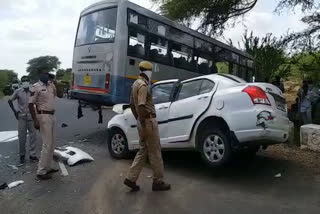 Road accident in Barmer, barmer news