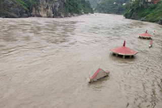 ghats have been submerged