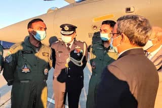 Wing Commander Abhishek Tripathi, Abhishek Flying Rafale