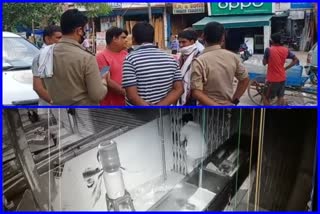 theft incident in mobile shop in Hoshiarpur Village