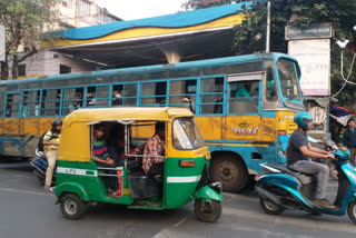 state wide protest of private bus owners