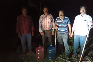 local liquor damaged by special enforcement team at prakasam district