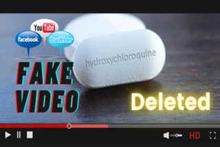 facebook, twiiter and youtube,Viral fake COVID video
