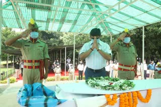 CM pays tribute to the late IPS Alok in ranchi