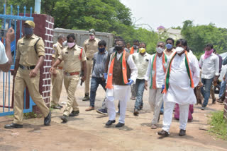 bjp leaders who participated in chalo mallaram got arrested