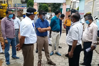 commissioner inspected district hospital