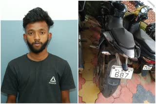 chain thief arrested  malappuram news  മലപ്പുറം വാര്‍ത്തകള്‍  മാല മോഷണം  ബൈക്കിലെത്തി മാല മോഷണം  കള്ളൻ അറസ്‌റ്റില്‍