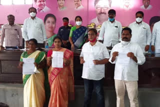 co-option members oath swearing at illandu municipality in bhadradri kothagudem