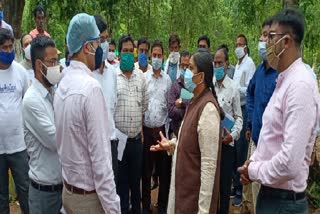 Agriculture Production Commissioner  inspected Gothan