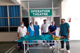 Cesarean delivery in civil hospital Gohana after 11 year