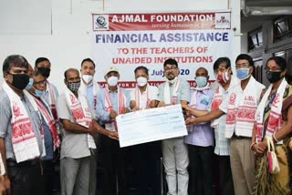 Hojai ajamol Foundation Helps Private Teacher