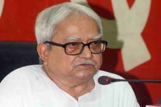 mourning on death of Somen Mitra