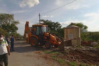 Rajsamand news, removed encroachment, Tehsildar